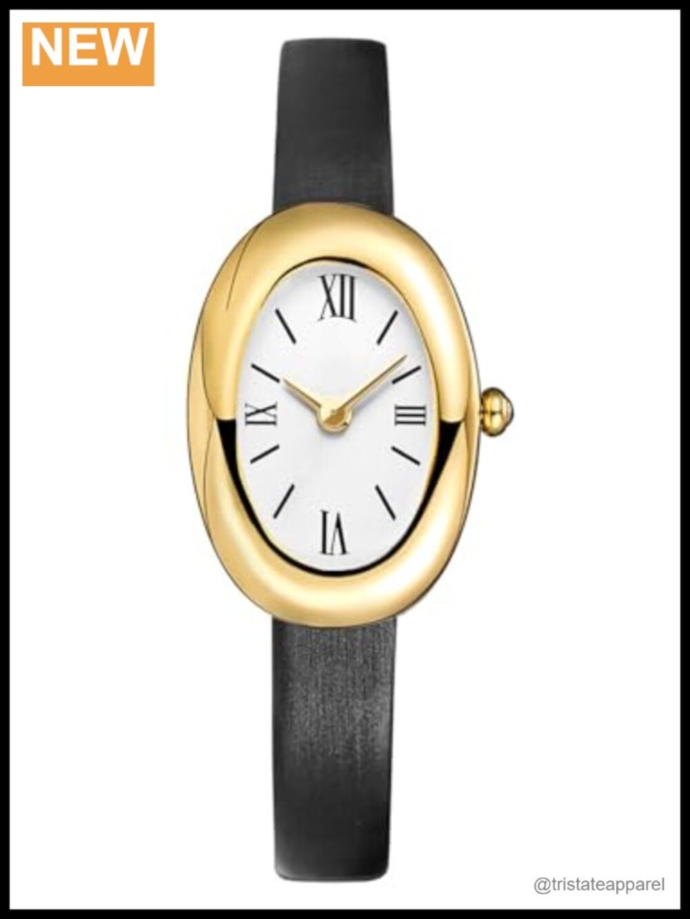 MASTOP Oval Dial Bangle Watch for Women